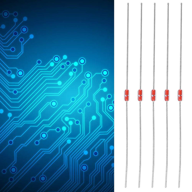 Dpofirs Pack of 10 MF58 NTC Thermistors Highly Sensitive Thermal Resistors, 1K 5K 10K Thermal Resistors Temperature Control, Protection of Electrical Devices High Accuracy (10K)