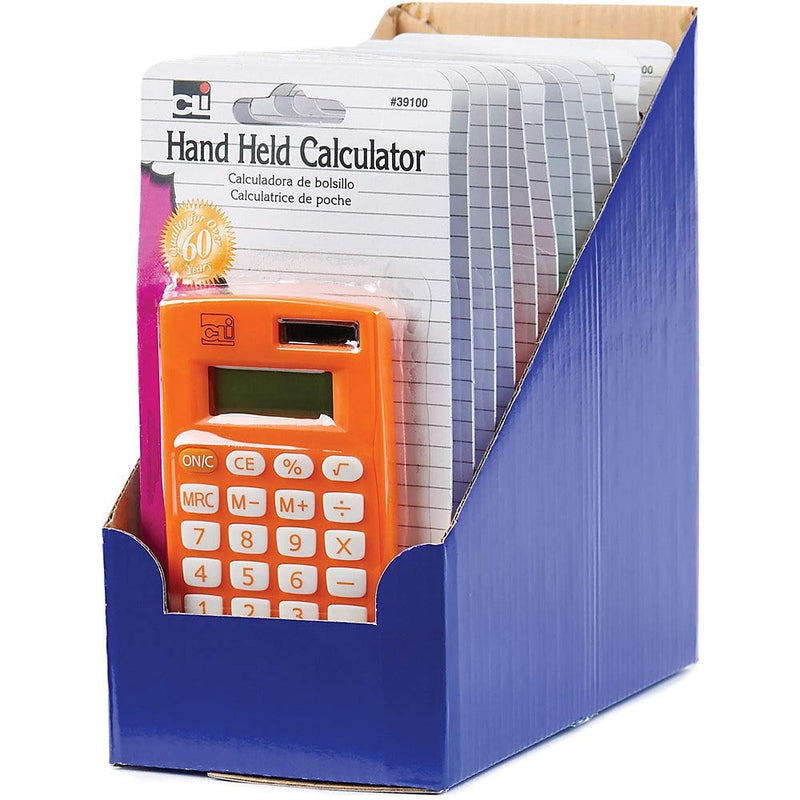 CLI 8-Digit Hand Held Calculator, Assorted