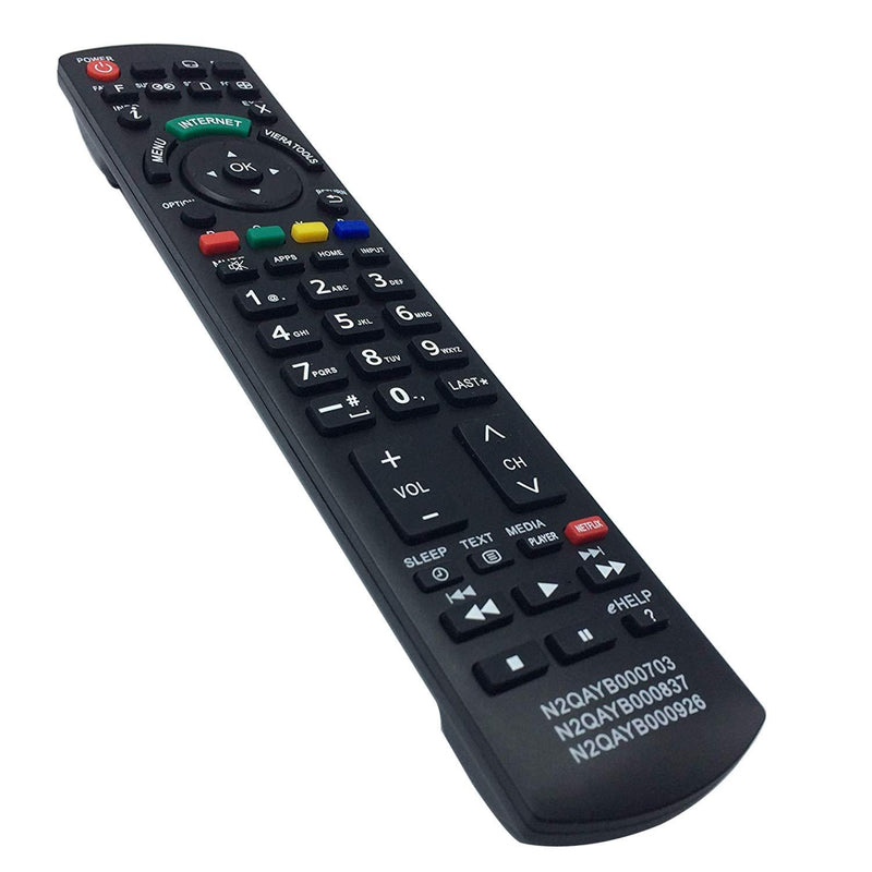 New N2QAYB000703 Remote fit for Panasonic Viera TV TC-L42ET5 TC-L47ET5 TC-L55ET5 TC-P55VT50 TC-P65VT50 TC-L47DT50 TC-L47WT50 TC-L55WT50 TC-L55DT50 TC-P50GT50 TC-P55GT50 TC-P50ST50 TC-P55ST50