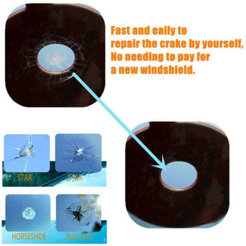 (2pcs)Automotive Glass Nano Repair Fluid Kit Cracked Car Windshield Repair Kit Resin | Wind Shield Car Glass Repair Set Glass Corrector Shatter Repair Glue for Cars