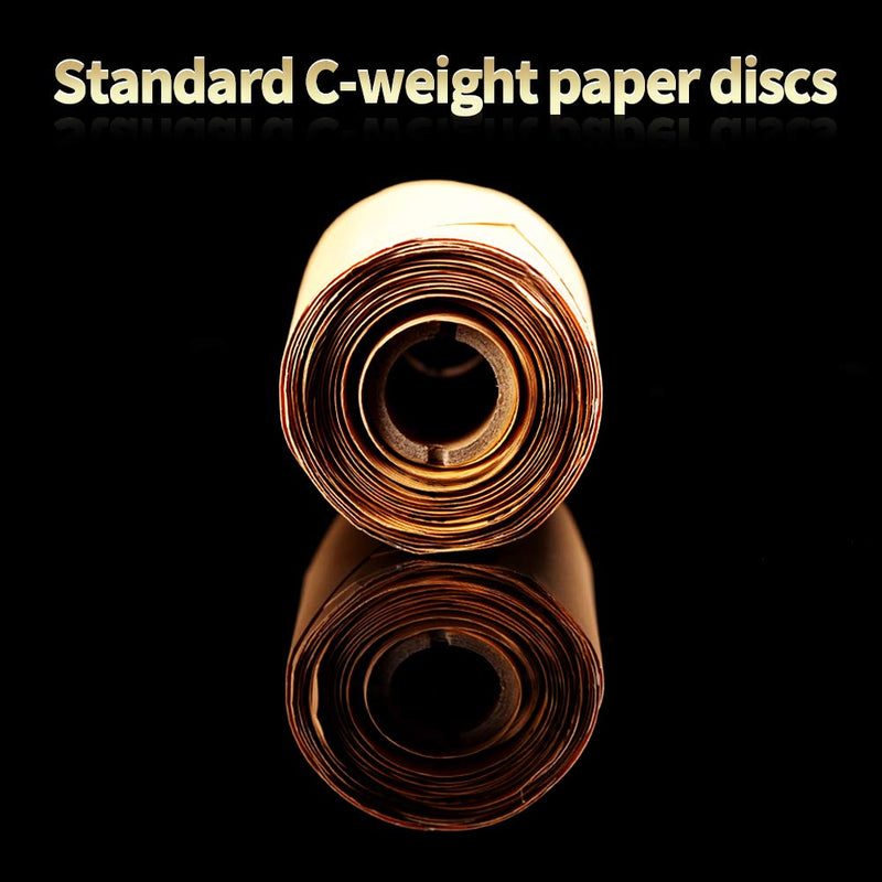 SPEEDWOX 100 Pcs Sanding Paper Discs Roll Pressure Sensitive Adhesive Discs 600 Grit 6 Inches C-Weight Sandpaper Aluminium Oxide Golden Yellow Sticky Backing Anti-Loading Coating