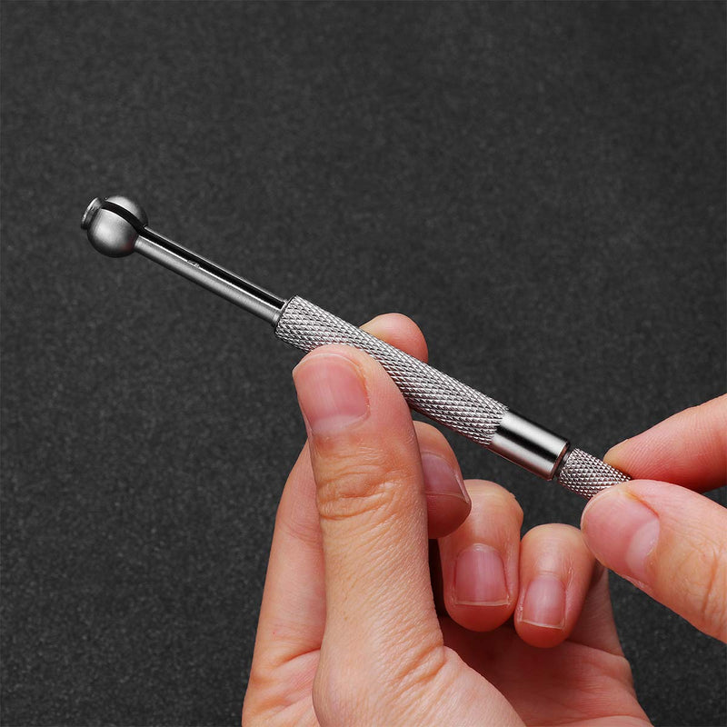 UKCOCO 4pcs Small Hole Gauge Set Telescoping Full Round Spherical Shaped Hardened Bore Gauge