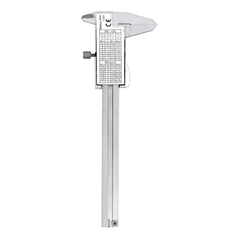 Neoteck 4 inch/100mm Digital Caliper, Stainless Steel Electronic Calipers Measuring Tool inch/mm Conversion, Large LCD Screen