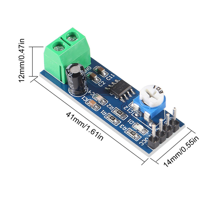10Pcs Audio Amplifier Module Mini LM386 Mono Power AMP Module 200 Times Gain Amplifier Board Mono Power Amplifier HiFi DIY