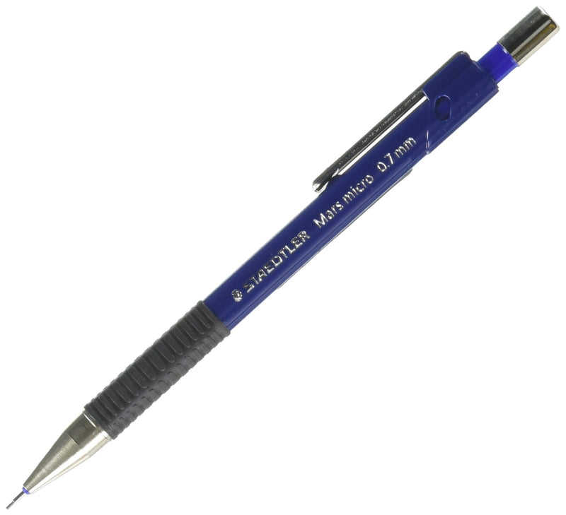 Staedtler Mars Micro 775 Mechanical Pencil0.7mm + 12 lead refills. 77507BK 1 Blue