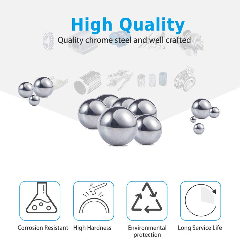 Breezliy 200 pcs Paint Mixing Balls Stainless Steel Mixing Agitator Balls for Mixing Model Paints，5.5mm/ 0.22”。 200pcs 5.5mm Stainless Steel Ball