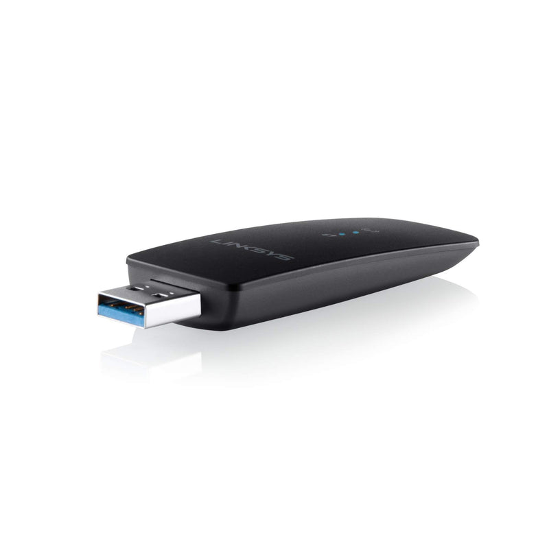 Linksys USB Wireless Network Adapter, Dual-Band wireless 3.0 Adapter for PC, 1.2Gbps (AC1200) Speed - WUSB6300 AC1200