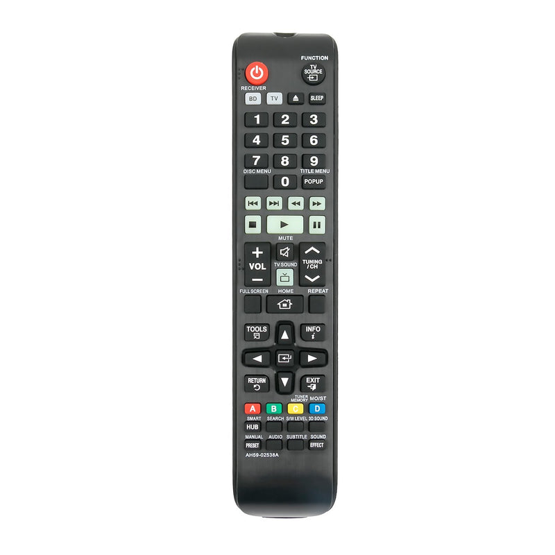 New AH59-02538A Replace Remote Control fit for Samsung HT-F5500 HT-F5500K HT-F5500W HT-F5502K HT-F5530 HT-F5530HK HT-F5530K HT-F5550 HT-F5550HK HT-F6530 Home Theater System Blu-Ray DVD Player