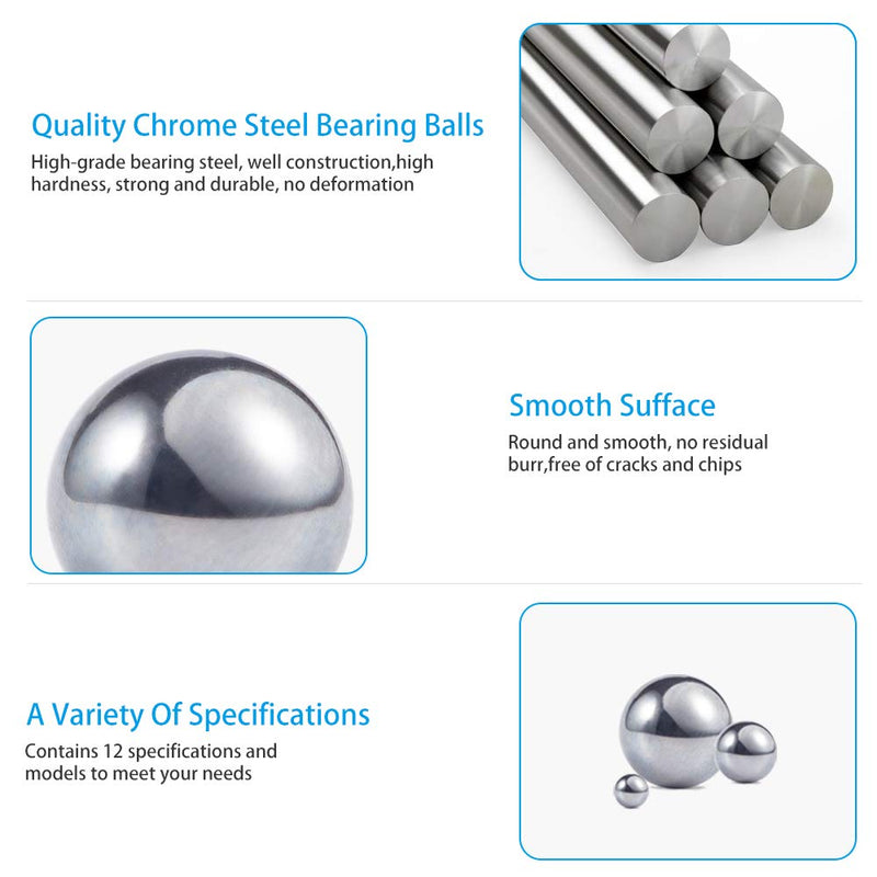 Breezliy 200 pcs Paint Mixing Balls Stainless Steel Mixing Agitator Balls for Mixing Model Paints，5.5mm/ 0.22”。 200pcs 5.5mm Stainless Steel Ball