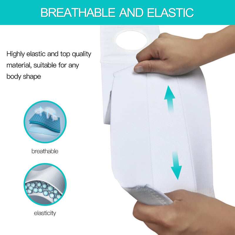 Medical Ostomy Belt Ostomy Hernia Support Belt Abdominal Binder Brace Abdomen Band Stoma Support For Colostomy Patients to Prevent Parastomal Hernia Stoma Opening- Men Or Women- Size L Large (Pack of 1)