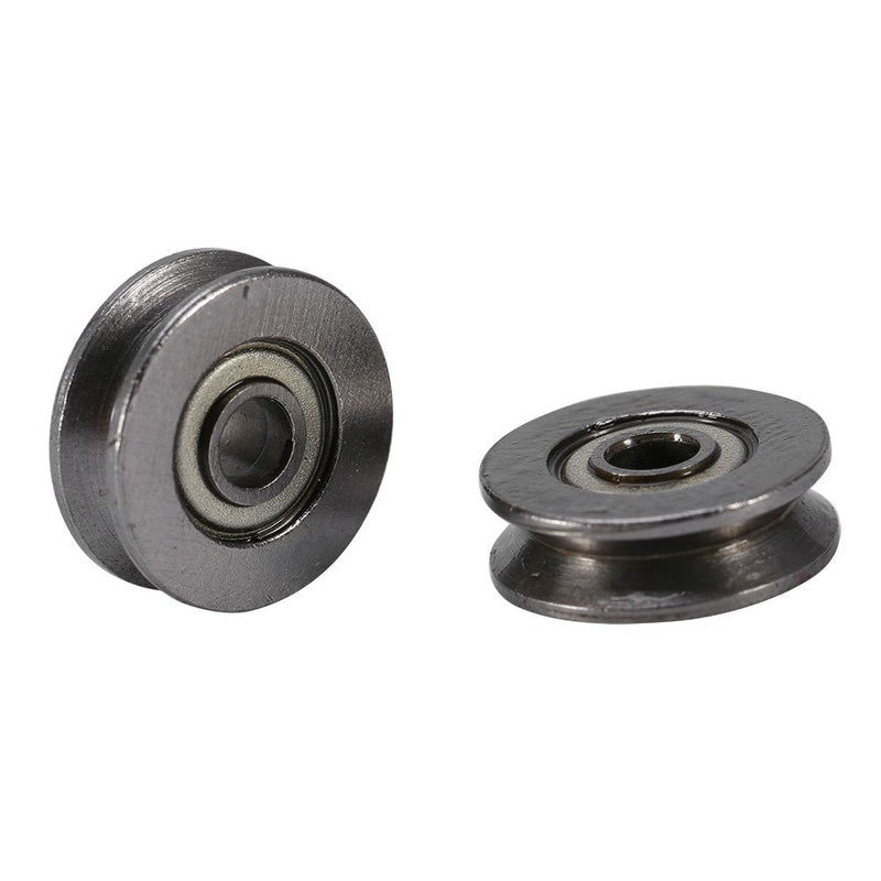 20pcs V623ZZ V Groove Ball Carbon Steel Bearing Pulley for Rail Track Linear Motion System 3x12x4mm