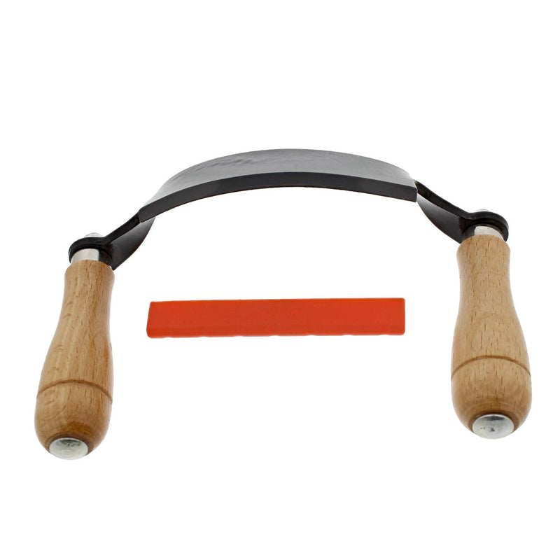 Felled Draw Shave Knife – 5in Curved Draw Knife Curved Draw Shave Tool Woodworking Debarking Hand Tool 5 Inch Standard Packaging