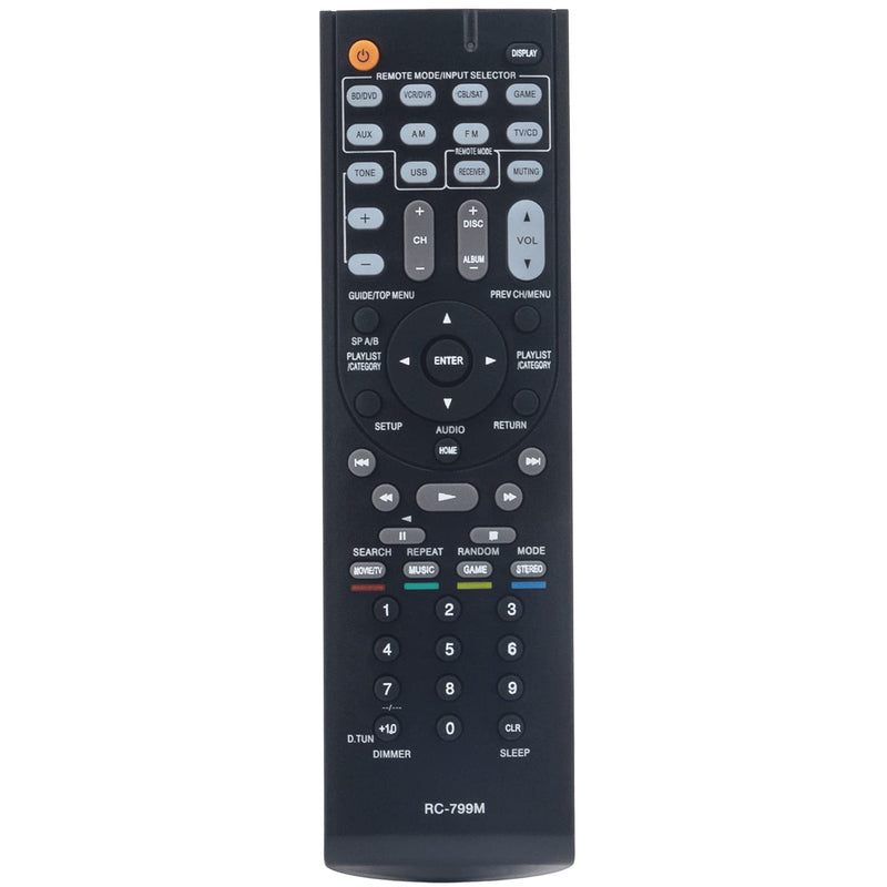 RC-799M Replacement Remote Control fit for Onkyo AV Receiver HT-R548 HT-R391 HT-S3500 HT-RC330