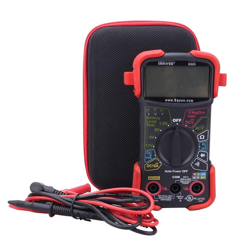 Aenllosi Hard Case Replacement for Fits INNOVA 3320/3340 Auto-Ranging Digital Multimeter (red) red