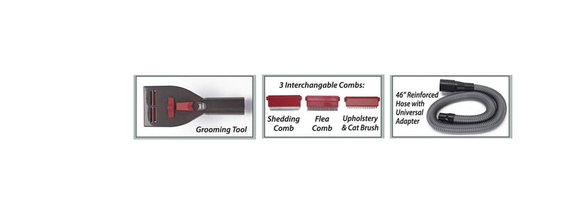 Penn-Plax VacGroom Pet Grooming and Shedding Vacuum Attachment Kit â€“ Great for Dogs and Cats and Ages