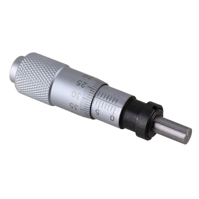 Metal 0-13mm Flat Type Micrometer Head Tool Plain Thimble Silver