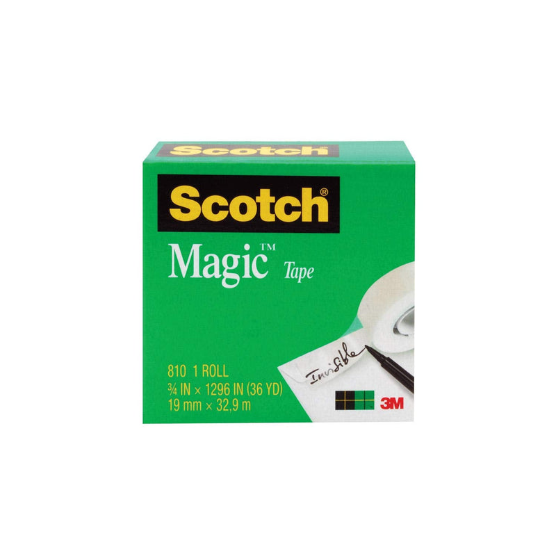 Scotch 810 Magic Tape, 3/4" x 1296" - 12 Rolls
