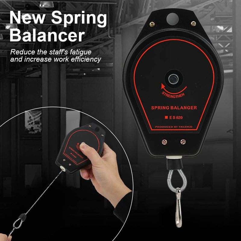 0.6-2.0Kg Spring Balancer, Portable Retractable Hanger, Tool Stand, Balancer, Suitable for Assembly Line, Automobile Manufacturing, Tools, Jigs