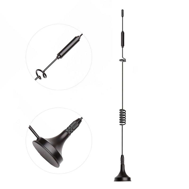 Bingfu 4G LTE Antenna 8dBi Magnetic Base SMA Male Antenna Compatible with 4G LTE Wireless CPE Router Cellular Gateway Industrial IoT Router Mobile Cellular