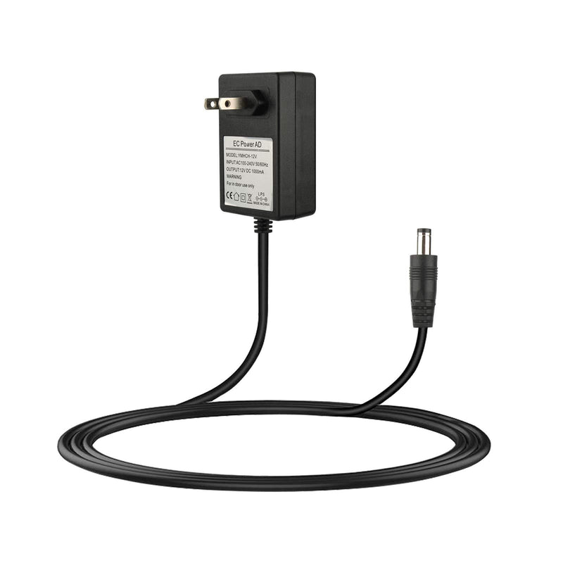 EC Power AD 9.8 Ft 12V 1A Power Supply AC Adapter for Yamaha PSR, YPG, YPT, DGX, DD, EZ and P Digital Piano and Portable Keyboard Series (PA130 PA150 PSR-E403 and Below YPT-400 and Below EZ-200 EZ-AG)