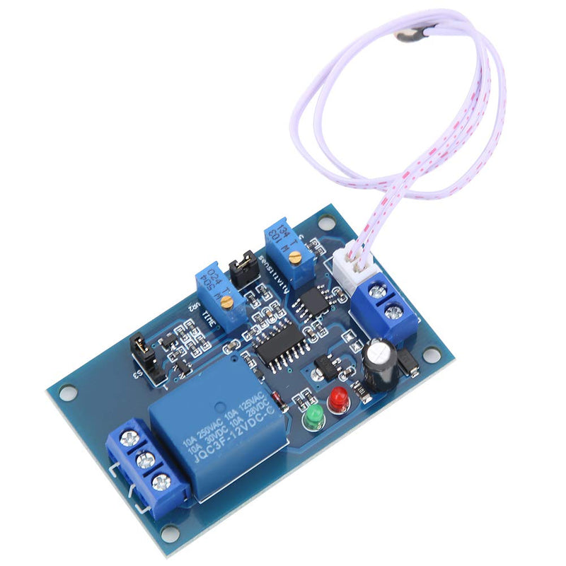 Light Control Switch Relay, XH-M131 Photosensitive Relay Module, Controlled Delay Light Induction Adjustable Switch Photoresistor Relay Module (12V)