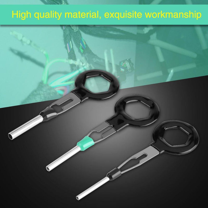 11 Piece Wire Release Tool, Keenso Auto Connector Terminal Removal Tool Wire Tab Release Tool Pin Extraction Tool Kit Terminal Removal Key Tool