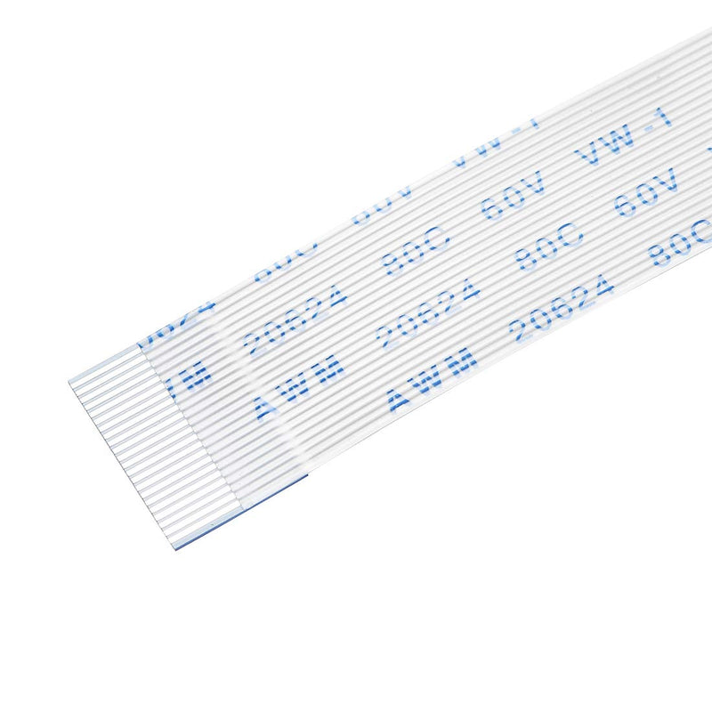 uxcell Flexible Flat Cable, 22 Pins 0.5mm Pitch 150mm FPC FFC Flexible Ribbon Cable for LCD TV Car Audio DVD Player Laptop 5Pcs (B Type)