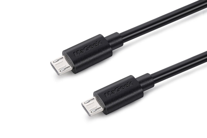 Micro USB Cable (2-Pack)(10ft), MaGeek Extra Long High Speed USB Charge and Sync Cord for Samsung, Nexus, LG, Motorola, Android Smartphones and More (Black) 2pcs_Black