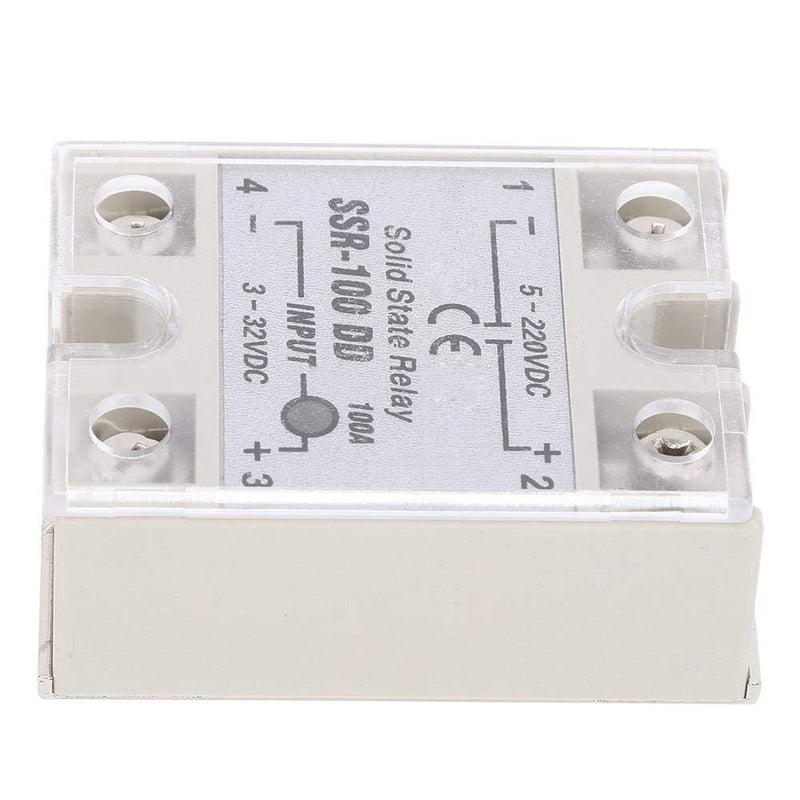 SSR-100, DC-DC Solid State Relay 5-220V DC with Non-Contact Switch, SSR-100 DD