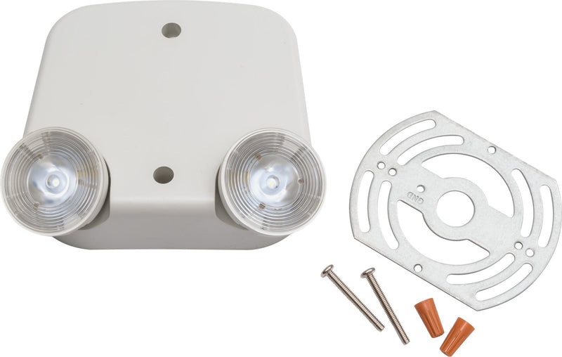 Lithonia Lighting ERE T M24 Double Head Emergency Light, White One Double Head Emergency Light