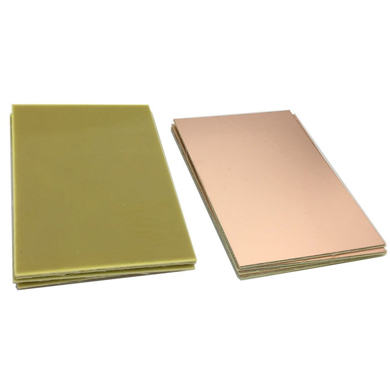 MCIGICM FR-4 Copper Clad PCB Laminate Circuit Board, Single Side, 4 x 2.7 inch (10Pcs)