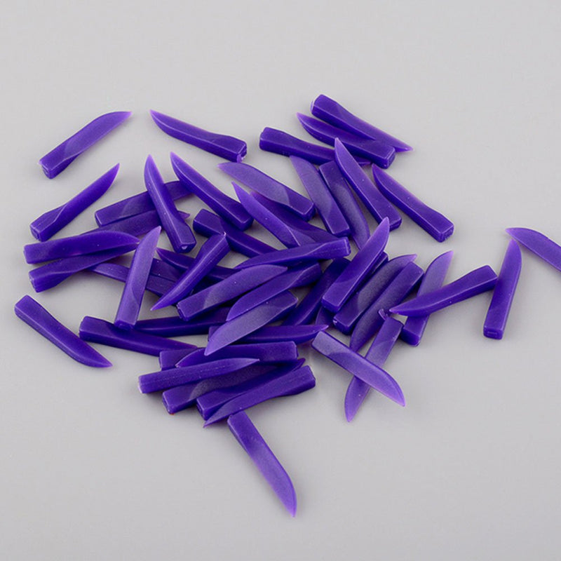 4 Sizes Disposable Dental Plastic Wedge, 400 Pieces Disposable Diastema Wedges,Dental Fixing Wedge