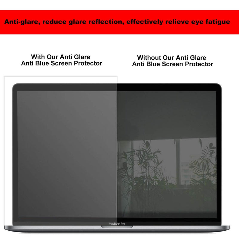 Anti Blue Light Anti Glare Screen Protector for 2015-2012 MacBook Pro 13 A1425 A1502 with Keyboard Cover, Reduces Digital Eye Strain Anti Fingerprint for 2012 2013 2014 2015 Old MacBook Pro 13