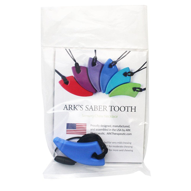 ARK's Saber Tooth Chew Necklace (Firm, Royal Blue)