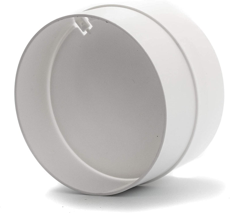 Vent Systems 4'' Inch Backdraft Damper - Backflow Shutter - ABS Plastic - One-Way Airflow Ducting Insert - Inline Fan Vent Deflector 4'' Inch - Pack of (2) 2
