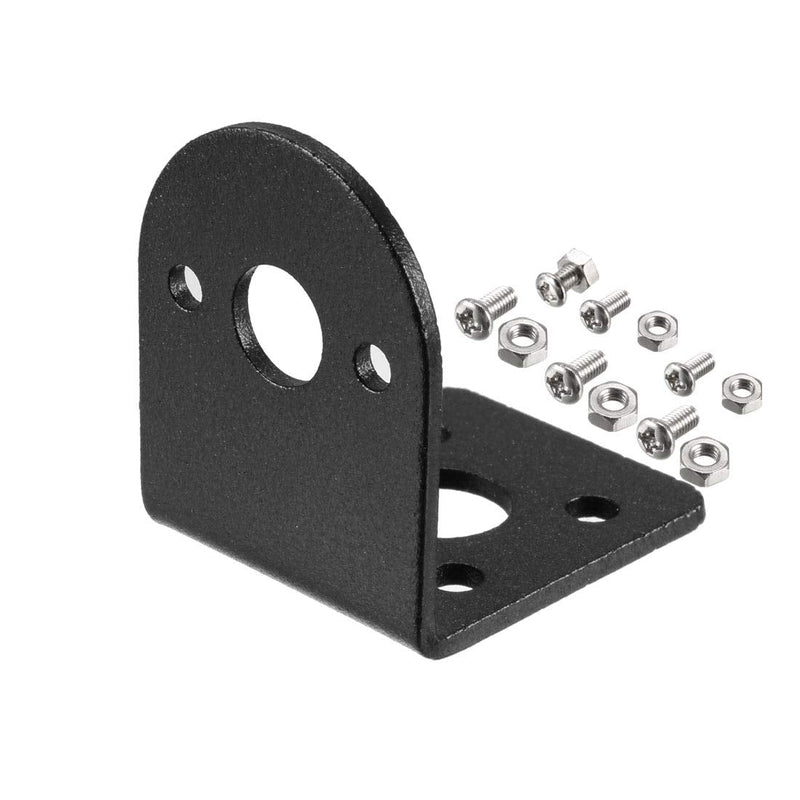 uxcell 2PCS L-Shape Mounting Bracket Gear Reduction Motor Holder for 25mm Gear Motor