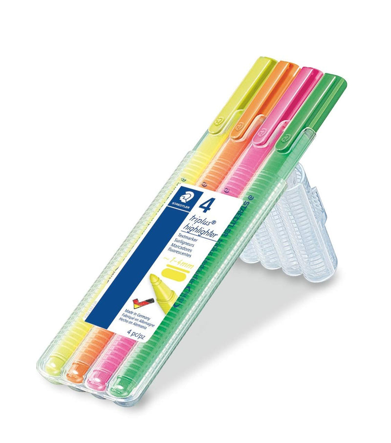 Staedtler Triplus Textsurfer Highlighter, 4 Color Set (362 SB4)