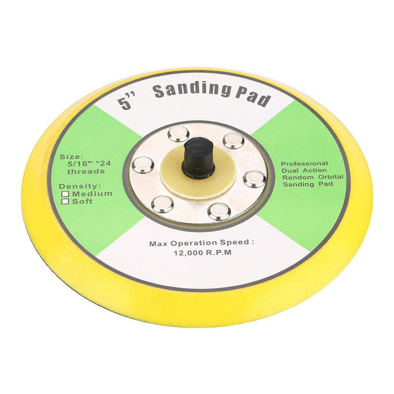 100/125mm polishing tray grinding polishing backing plate with M8 thread(5 inches) 5 inches