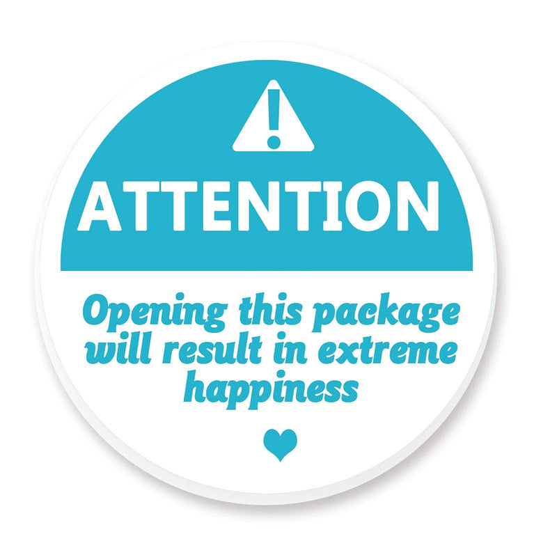 Packing Wrapping Envelope Seals Baking Stickers,Extreme Happiness Labels for Small Business,2 Inch 500 Pcs Per Roll