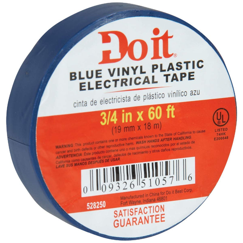 Intertape Polymer 85831 Intertape Electrical Tape, 3/4 in W X 60 Ft L, 60 Yd, Blue