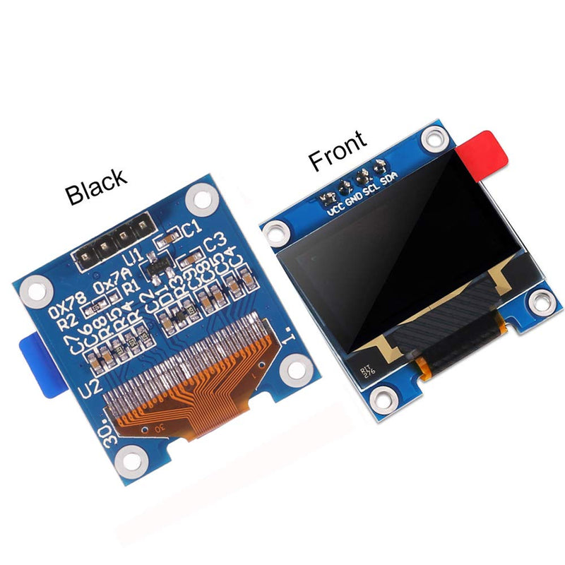 6PCS 0.96 OLED Display Module 128 x 64 I2C Display 0.96inch 12864 Blue or White OLED Module OLED Display IIC Serial Compatible with Raspberry Pi Ardu-ino Display and Microcontroller