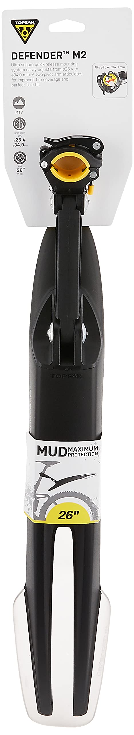 Topeak Defender M2 Mountain Bike Fender (Rear)