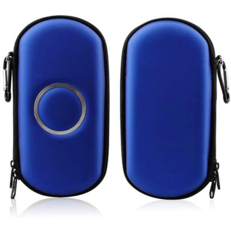 ELIATER PSP Carring Case Portable Travel Pouch Cover Zipper Bag Compatible for Sony PSP 1000 2000 3000 Game Console Blue