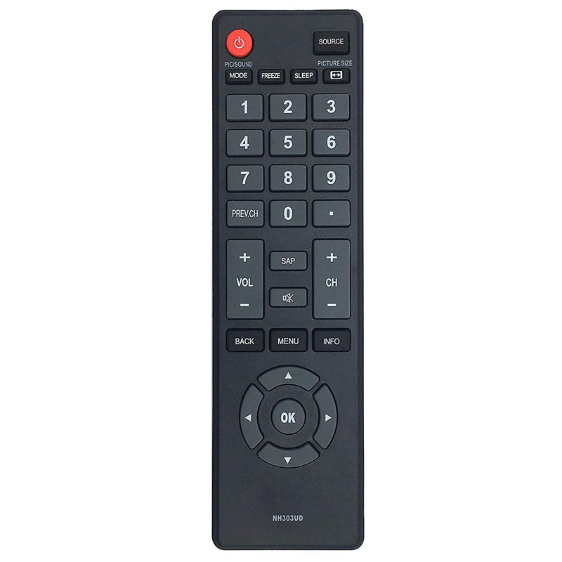 New NH303UD Replace Remote Control fit for Emerson LCD TV HDTV LE240EM4 LE290EM4 LE290EM4F LE320EM4 LE391EM4 LF280EM5 LF320EM4 LF320EM4A LF320EM4F LF320EM5F LF320EM5S LF391EM4 LF391EM4A LF391EM4F