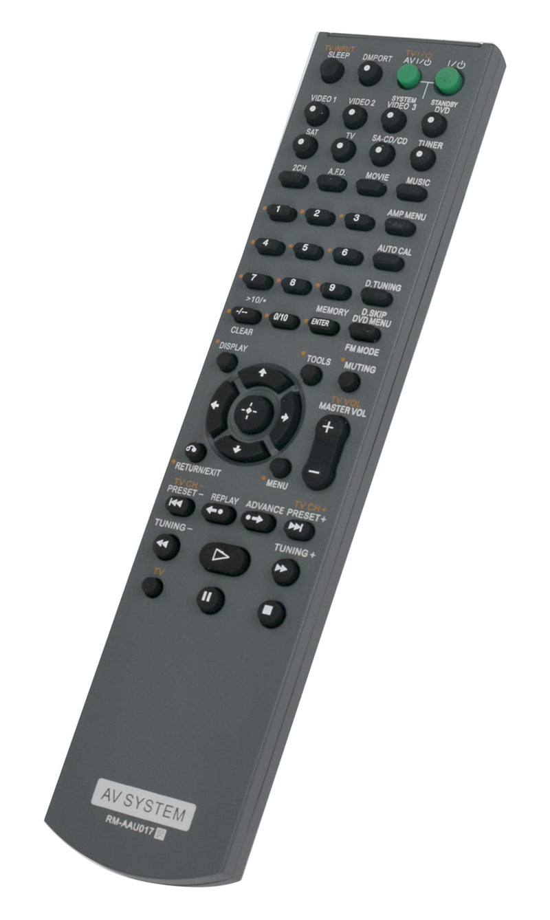 RM-AAU017 Replaced Remote fit for Sony AV Receiver HT-SF2000 HT-SS2000 STR-KS2000 HT-SF1200 HT-SS1200 STR-KS1200 SS-MSP2200 SS-CNP2200 SS-SRP2200 SS-WP2200 SS-MSP1200 SS-CNP1200 SS-SRP1200 SS-WP1200