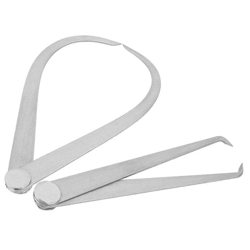 2pcs Calipers Machinist Solid Outside Inside 6 Inch Joint Calipers Set Firm Joint Calipers Measuring Tool for OD & ID Measuring