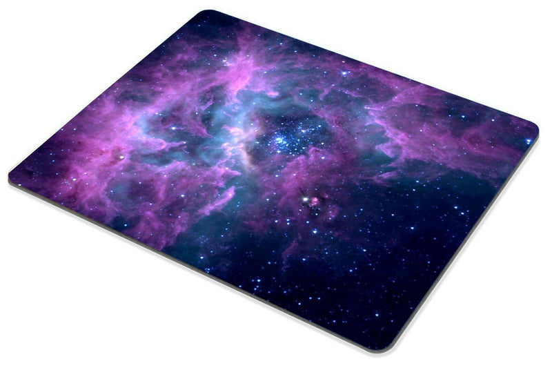 Smooffly Mouse Pad Purple Galaxy Customized Rectangle Non-Slip Rubber Mousepad Gaming Mouse Pad Mat