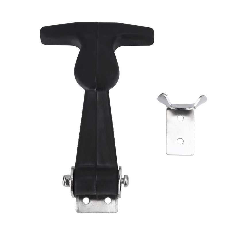 Creatyi 2 PCS 4.7'' Rubber Flexible Heavy Duty Premium SUS304 Stainless Steel T-Handle Draw Latches