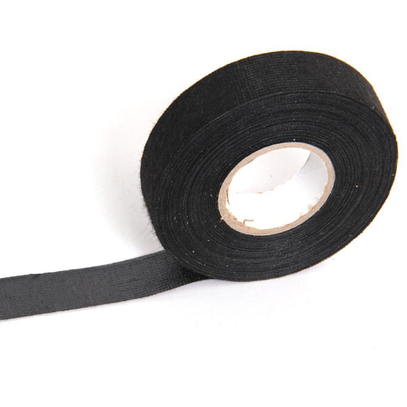 HiwowSport Black High Heat Wire Loom Harness Insulating Tape 25mmX15m(WL) Pack of 4