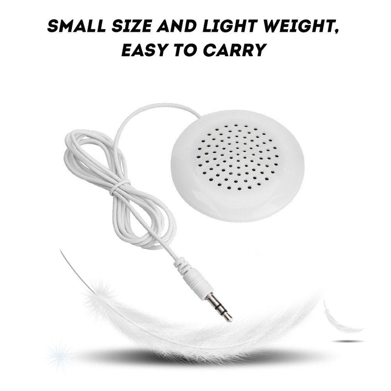 143 DIY Pillow Speaker, 3.5mm New Pillow Speaker Mini Portable Stereo Speaker Elaborate Design for MP3 Phone CD Compatible with Almost All Audio Devices